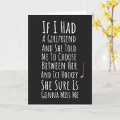 彼のためのアイスホッケーカード男の子スポーツ選手ファン カード (黄色い花)