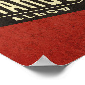 彼のためのカスタム設計ヴィンテージアート ポスター (角)