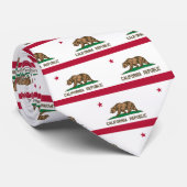 彼のためのカリフォルニア旗パターン首のタイのギフトのアイディア ネクタイ (ロール)