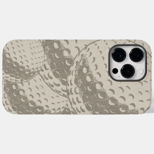 彼のためのグラフィックモダンゴルフボールiPhone Case-Mate iPhoneケース (裏面 (横))