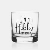 彼のためのハビー酒を飲むグラス誕生日ギフト ウイスキーグラス (正面)