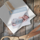 彼のためのバプテスマ |写真モダンシンプルカスタムの フェイバータグ