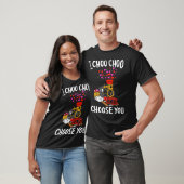 彼のためのバレンタイン服I Choo Chooあなたを選択 Tシャツ (ユニセックス)