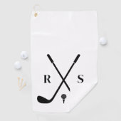 彼のためのパーソナライズされたゴルフ愛好家のギフト カスタム ゴルフタオル (インサイチュ)