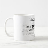 彼のためのパーソナライズで男らしいハッピーバースデー コーヒーマグカップ (左)