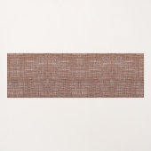 彼のための個人的な茶色の黒の居心地の良い象 ヨガマット (裏面(横))