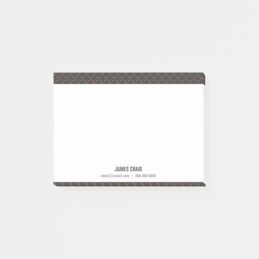 彼のための専門のシンプルきれいで男らしい基本 ポストイット (正面)