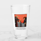 彼のための引退ユーモアのビアグラスの贈り物 タンブラーグラス (正面)