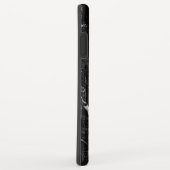 彼のための白黒のモノグラムの大理石の箱のギフト彼女 Case-Mate iPhoneケース (裏面/右)
