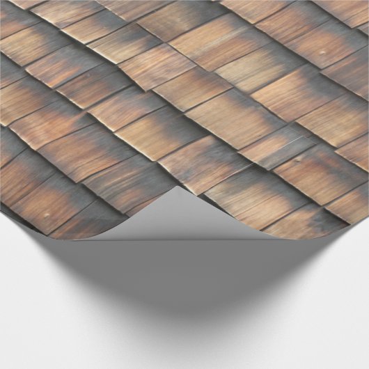 彼のための老化させた木の鉄片抽象的な写真撮影 ラッピングペーパー (角)