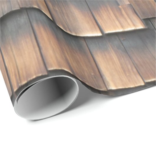 彼のための老化させた木の鉄片抽象的な写真撮影 ラッピングペーパー (ロールコーナー)