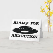 彼のための誘拐ロマンチックな挨拶状の準備ができている カード (黄色い花)