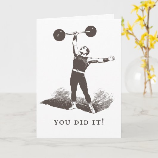 彼のための面白いオリジナル卒業カードテンプレート カード (黄色い花)