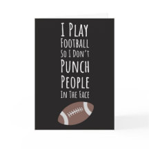 彼のための面白い秋のフットボールカード ユーモア スポーツ