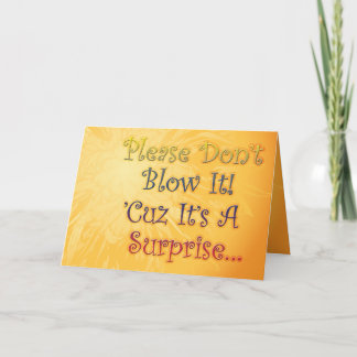 彼のための驚きの誕生会の招待 招待状