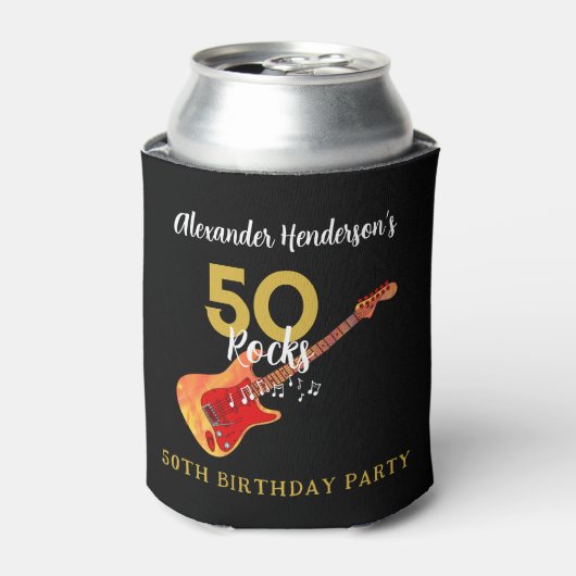 彼のための50ロックス誕生日パーティー 缶クーラー (缶正面)