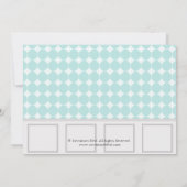 彼のと彼女のタオル モダンカップルシャワー 招待状 (裏面)