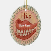 彼のにせ歯 セラミックオーナメント (右)