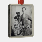 彼ののウィンストン・チャーチル母2 メタルオーナメント (右)