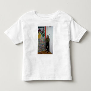 彼のの1の側のフランク・ステラは働きます トドラーTシャツ