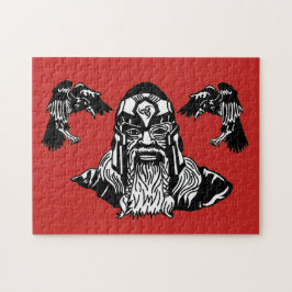 彼ののNorseの神Odinはあさり歩きます ジグソーパズル