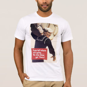 彼のもし行き先を教えろ Tシャツ