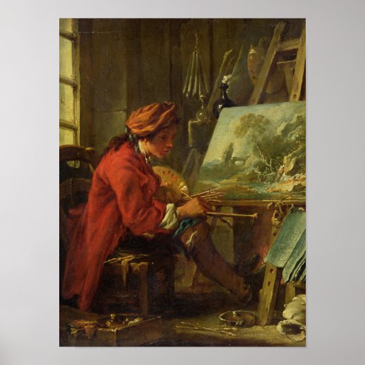彼のアトリエの画家 ポスター (正面)