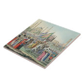 彼のイェニチェリを(engr見直しているトルコのサルタン タイル (側面)