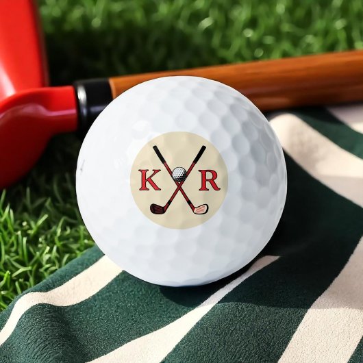 彼のイニシャル ゴルフボール