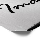 彼のイメージで作成されたキリスト教の引用文 ポスター (角)