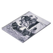 彼のインディアンを持つジョージA. Custer (1839-76年)概要 ノートブック (左側)