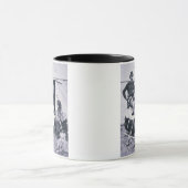 彼のインディアンを持つジョージA. Custer (1839-76年)概要 マグカップ (中央)