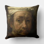 彼のイーゼルの芸術家のポートレート、の詳細 クッション (裏面)