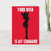 彼のカーいけなドの夫のための「汚い」誕生日 カード (正面)