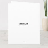 彼のカードのためのバレンタインデーキス カード (裏面)