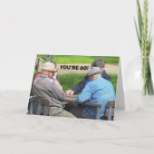 彼のカードのための60誕生日おもしろい カード (正面)