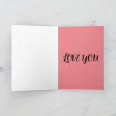 彼のカードを夫にするあなたいけなを愛す カード (内部)