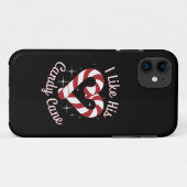 彼のキャンディーケーンが好きな面白いカップルのおそろい Case-Mate iPhoneケース (裏面(横))