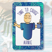 彼のクおもしろいルーズドアのための男の漫画のコーヒー マグネット