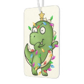 彼のクリスマスの息子に恐竜お気に入りののダブの踊り カーエアーフレッシュナー (左)