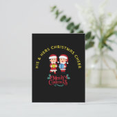 彼のクリスマス・チアと彼女のクリスマス・チア カード (スタンド正面)