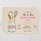 彼のシャワーカード 招待状 (正面/裏面)