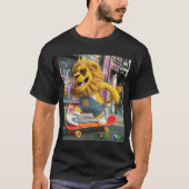 彼のスケートボー実在ドのレオン・マルクスのTシャツ。 Tシャツ (正面)