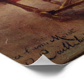 彼のスタジオでアーティスト・モロー， c.1874 ポスター (角)