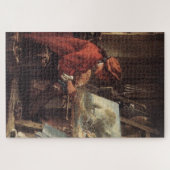 彼のスタジオの画家(Fransois Boucher著) ジグソーパズル (横)