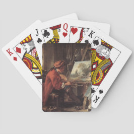 彼のスタジオの画家（Fransois Boucher著） トランプ