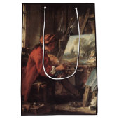 彼のスタジオの画家（Fransois Boucher著） ミディアムペーパーバッグ (裏面)