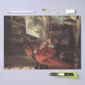 彼のスタジオの画家(Fransois Boucher著) 薄葉紙 (クラフト)