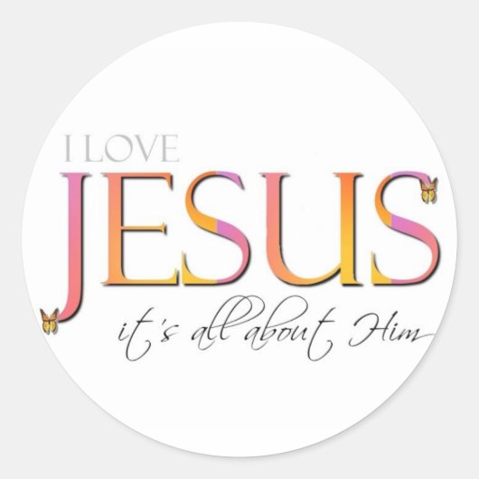 彼のステッカーの件だ ラウンドシール (正面)