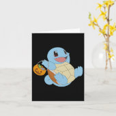 彼のトリックまたは治療でポケモンハロウィーンリス カード (黄色い花)